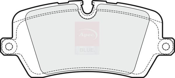 Apec Brake Pads Rear Fits Land Rover Discovery Range Brand - Town Parts