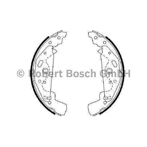 Genuine Bosch Brake Shoe Bs871 Fits Land Rover Freelander Td4 - 2.0 - 00-06 0986 Bosch  - Town Parts