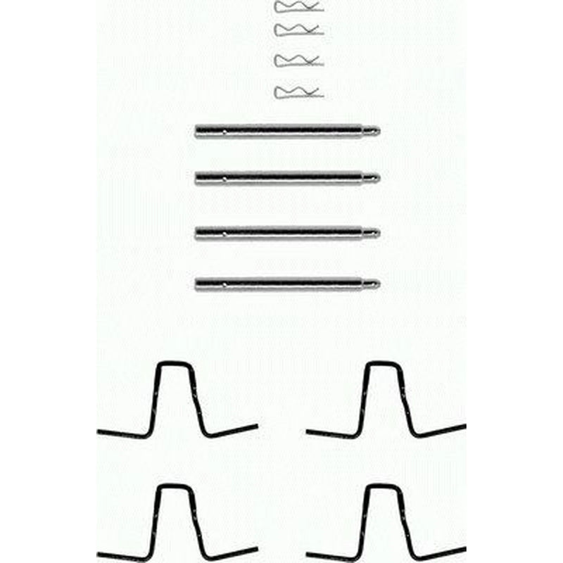 Textar Brake Pad Accessory Fitting Kit Rear 82014200