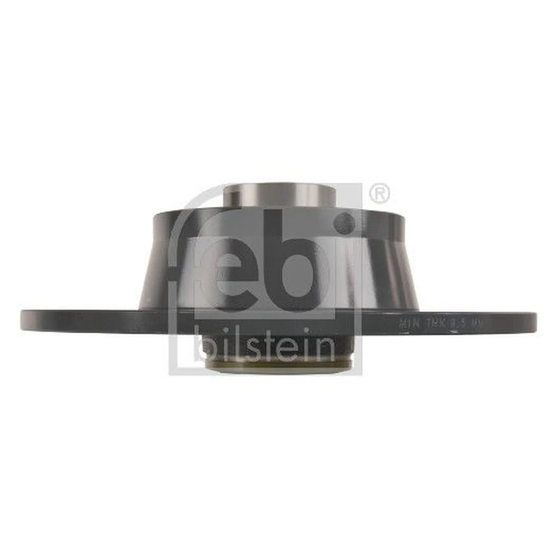 Febi 2 x Solid Rear Brake Discs 108200