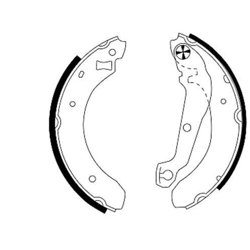 Mintex Brake Shoe Set Axle Kit MFR163