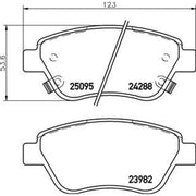Brembo 4 x Front Brake Pad Set P59081