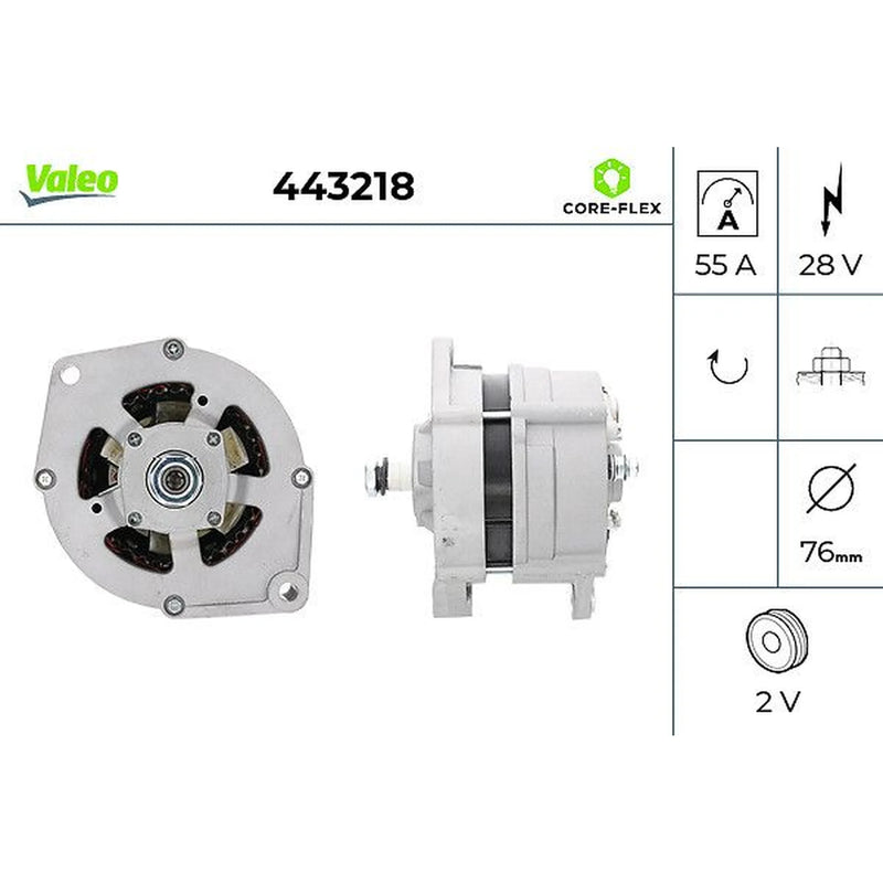 Valeo Car Alternator 12V 443218