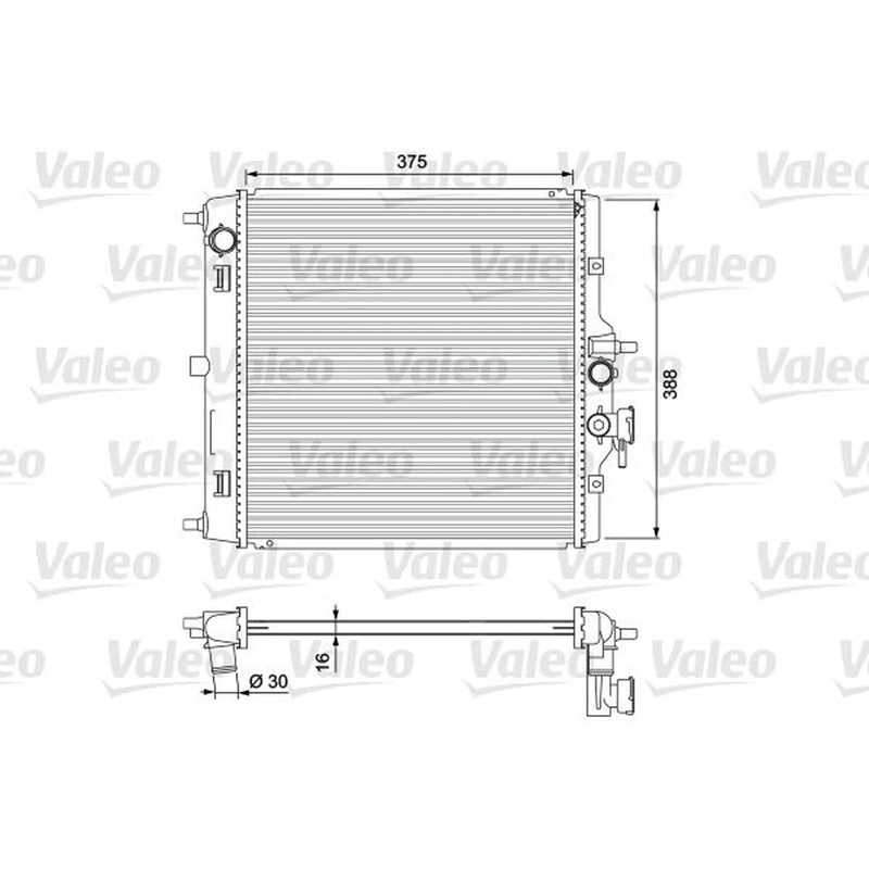 Valeo Engine Radiator 701732