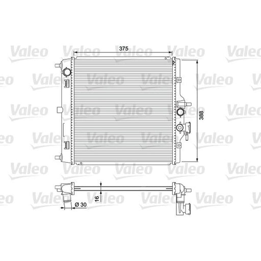 Valeo Engine Radiator 701732