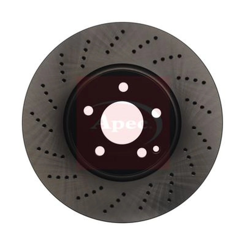 Apec 2 x Perforated/Vented Front Brake Discs DSK2616