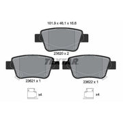 Textar Rear Brake Pad Set 2362002