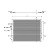 NRF Air Conditioning Condenser 350471