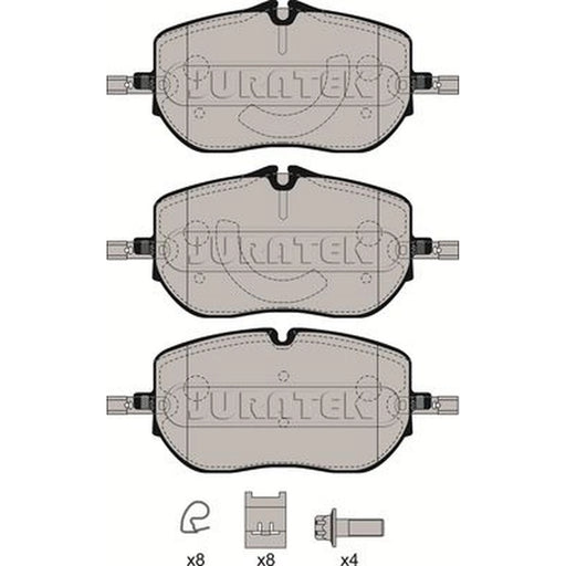 Juratek Front Brake Pad Set JCP4108