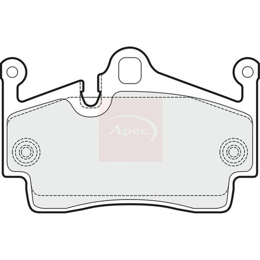 Apec Rear Brake Pad Set PAD1498