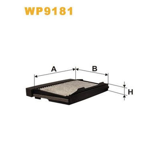 WIX Cabin Air Filter (Pollen Filter) WP9181