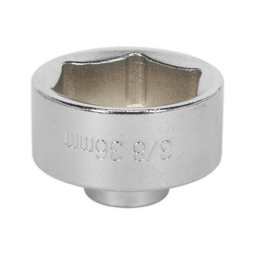 Sealey Low Profile Oil Filter Socket 36mm 3/8"Sq Drive SX114 Sealey  - Town Parts