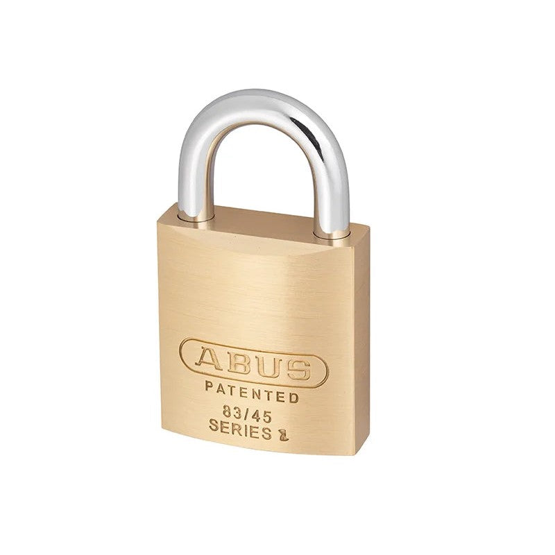 ABUS Mechanical 83/45mm Brass Body Padlock Carded - 10053926-01