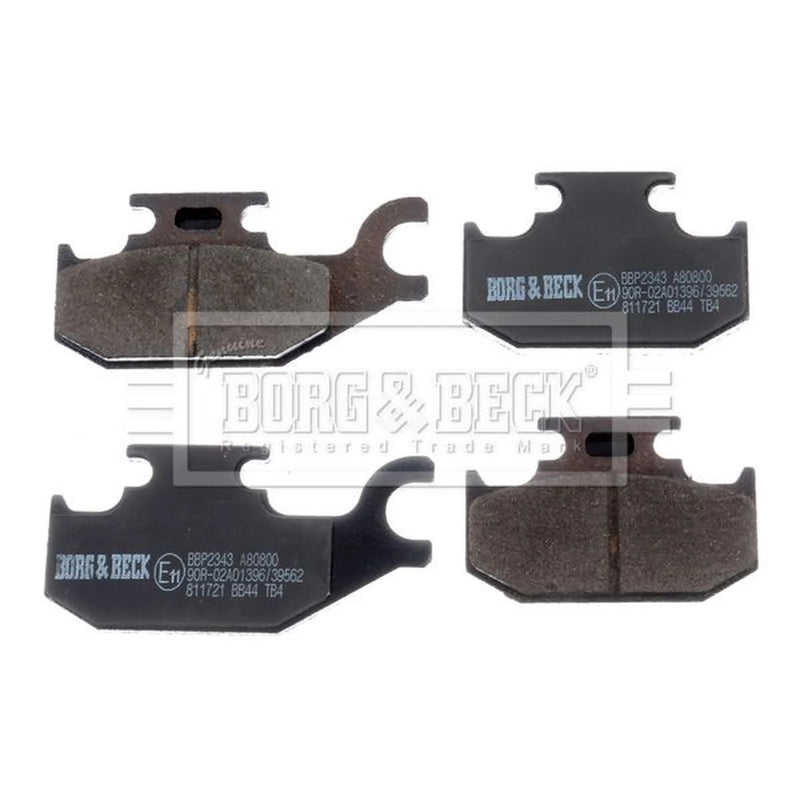 Borg & Beck 4 x Front Brake Pad Set BBP2343