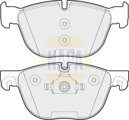 NAPA Front Vented & Rear Vented Brake Discs & Pads fits BMW