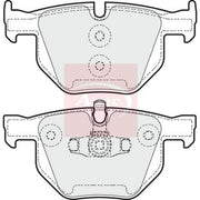Apec Rear Brake Pad Set PAD1611