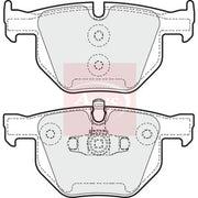 Apec Rear Brake Pad Set PAD1611