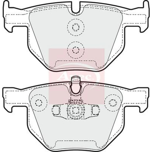 Apec Rear Brake Pad Set PAD1611