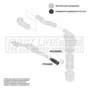 First Line Air Filter Intake Hose FTH1059