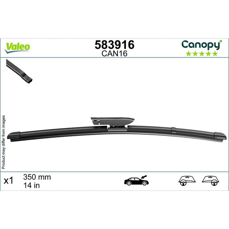 Valeo Passenger Side Wiper Blades 583916