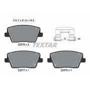 Textar Rear Brake Pad Set 2287603