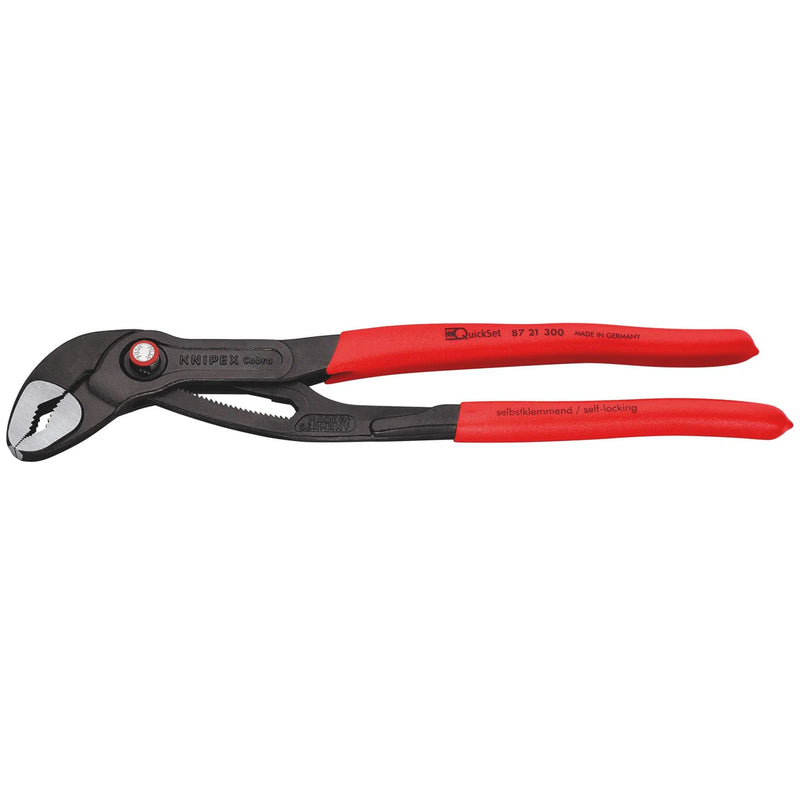 KNIPEX Cobra® QuickSet Water Pump Pliers 300mm 87 21 300 SB