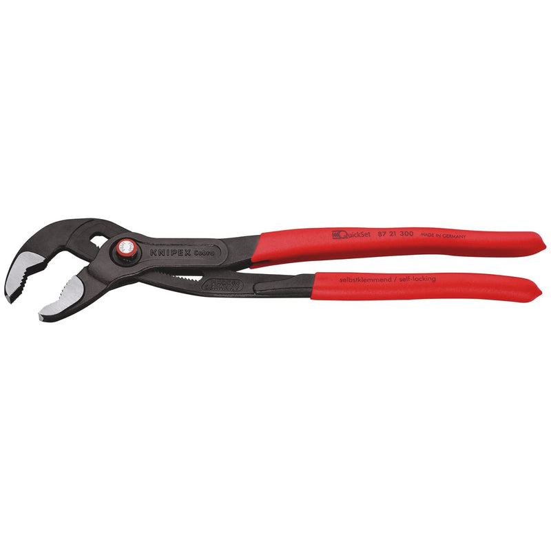 KNIPEX Cobra® QuickSet Water Pump Pliers 300mm 87 21 300 SB