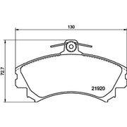 DON Front Brake Pad Set PCP1316