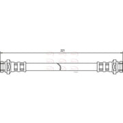 Apec Brake Hydraulic Hose Line Front HOS3440