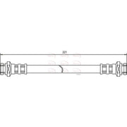 Apec Brake Hydraulic Hose Line Front HOS3440