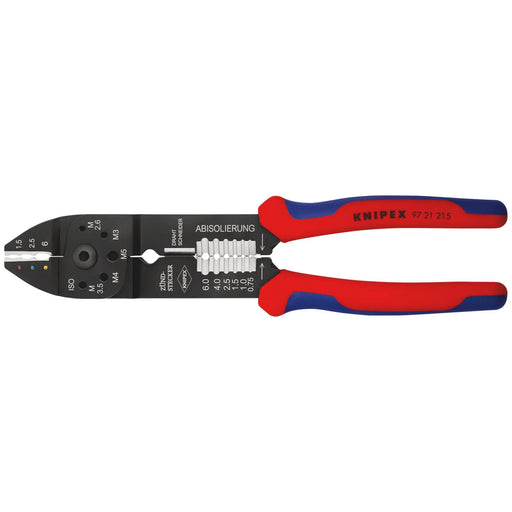 KNIPEX Crimping Pliers 240mm, Model 97 21 215 SB