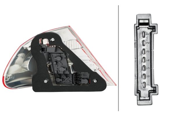 Hella 2VP 008 326-061 Tail Light Assembly