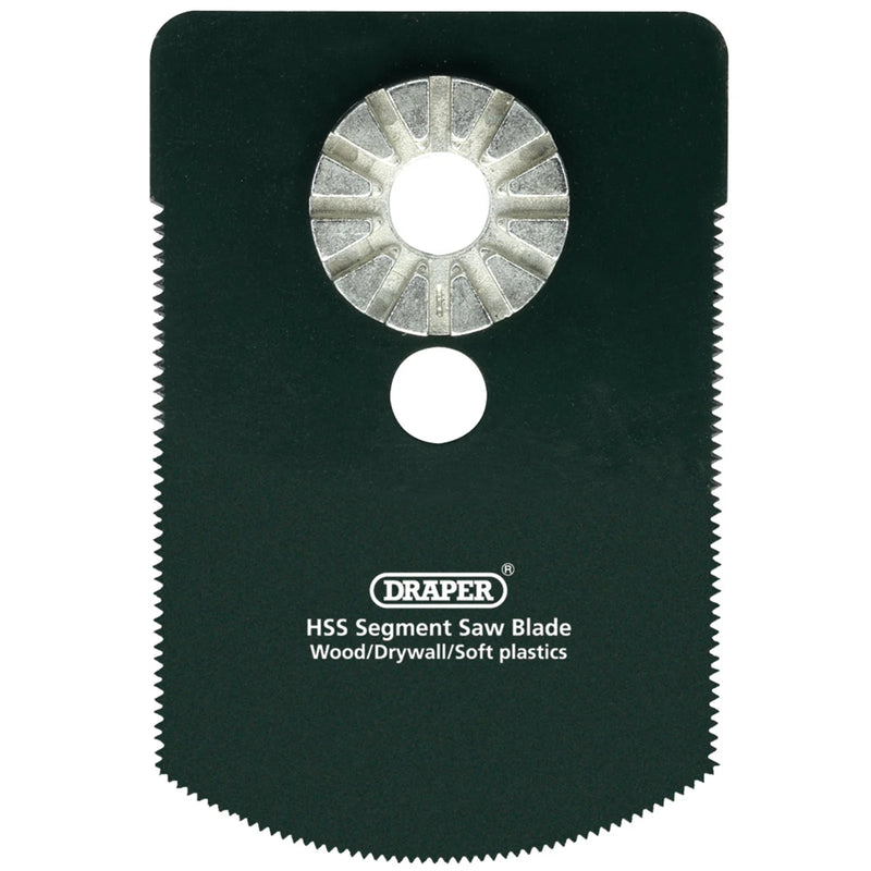 Draper HSS Segment Saw Blade, 66mm, 18tpi - Multi Pack Options