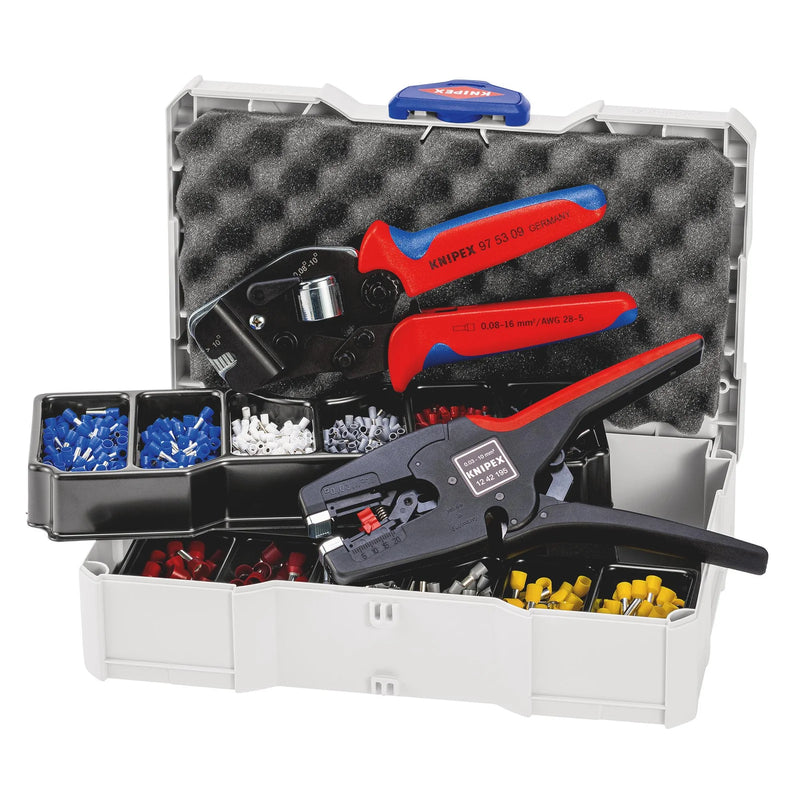 KNIPEX Crimp Assortment 97 90 17 with 200 Wire Ferrules