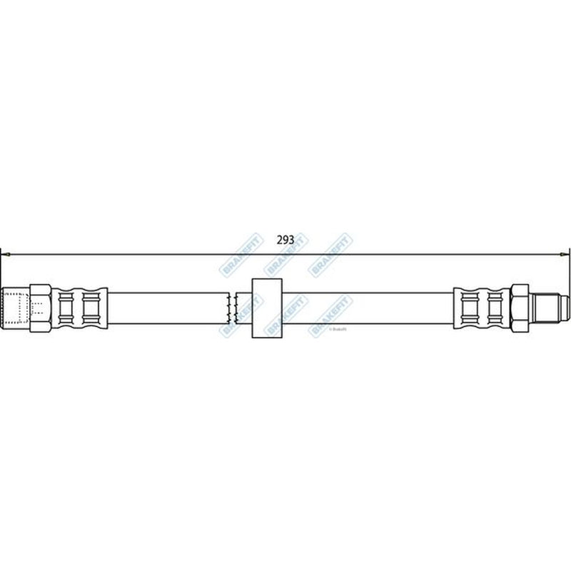 Apec Brake Hydraulic Hose Line Rear BHO4161