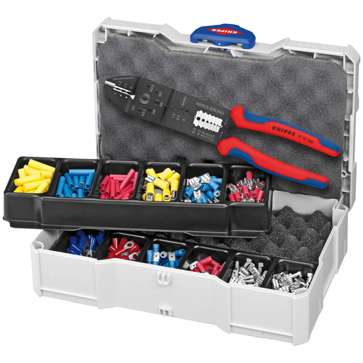 KNIPEX Crimp Assortment 97 90 25 with Crimping Pliers 265mm