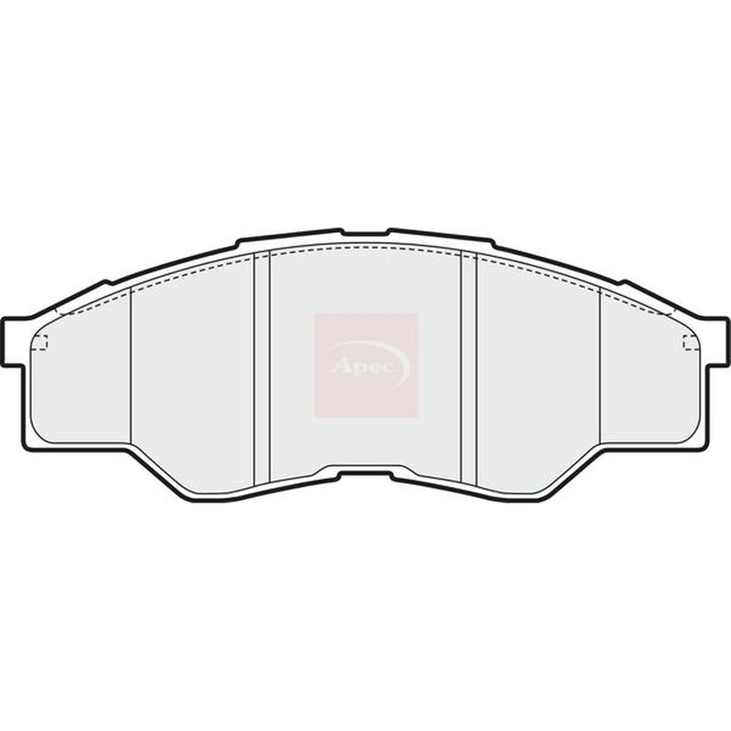 Apec Front Brake Pad Set PAD1606