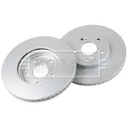Borg & Beck 2 x Vented Front Brake Discs BBD6318