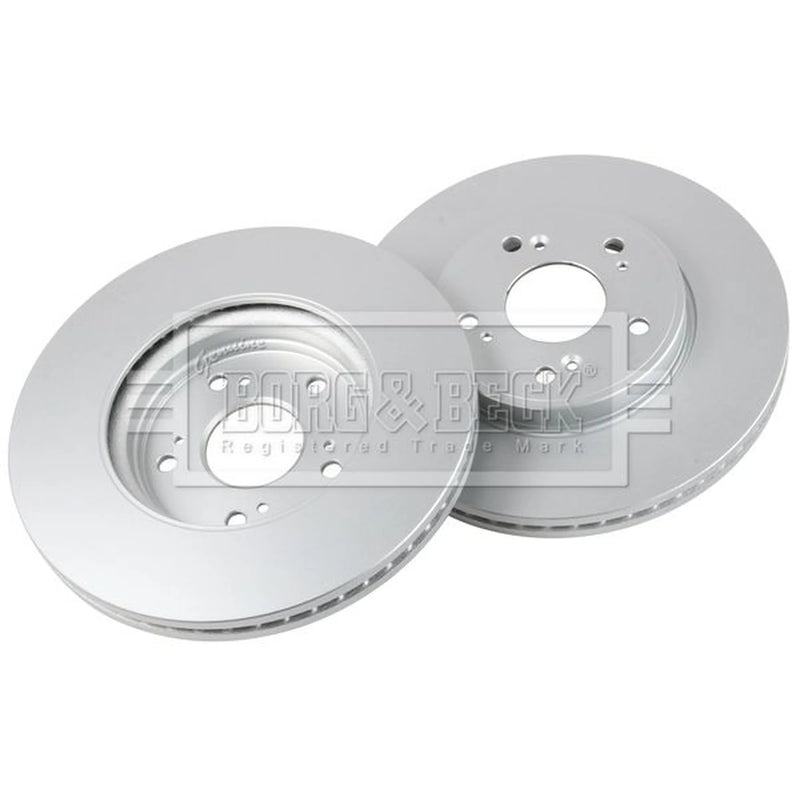 Borg & Beck 2 x Vented Front Brake Discs BBD6318