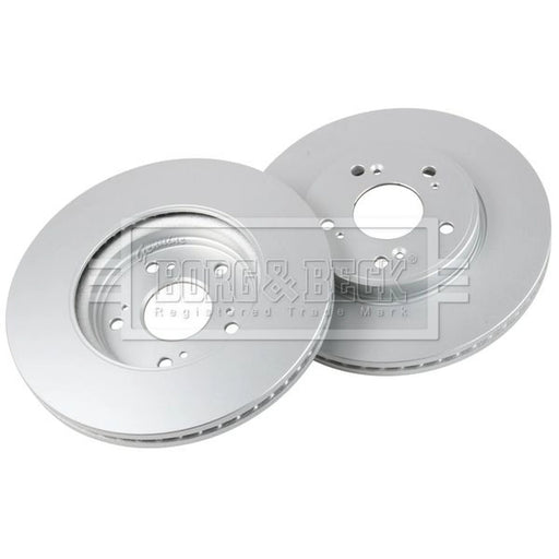 Borg & Beck 2 x Vented Front Brake Discs BBD6318