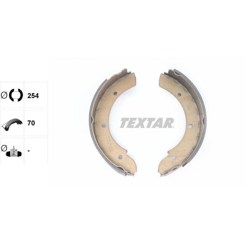 Textar Parking Brake Shoe Set 91069500