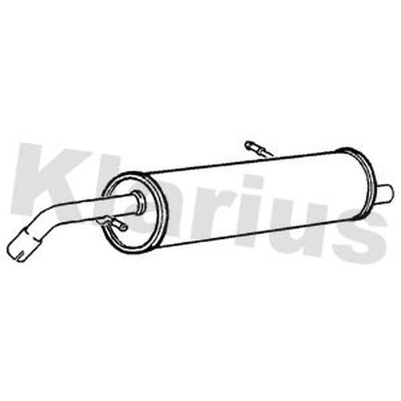 Klarius Box With Tail Pipe Rear CN597M