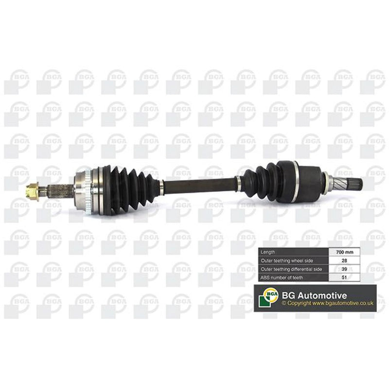 BGA CV Drive Shaft Driveshaft Front Left DS9528L