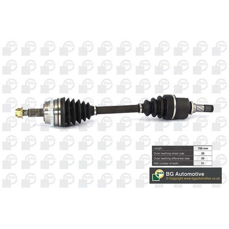 BGA CV Drive Shaft Driveshaft Front Left DS9528L