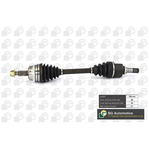 BGA CV Drive Shaft Driveshaft Front Left DS9528L