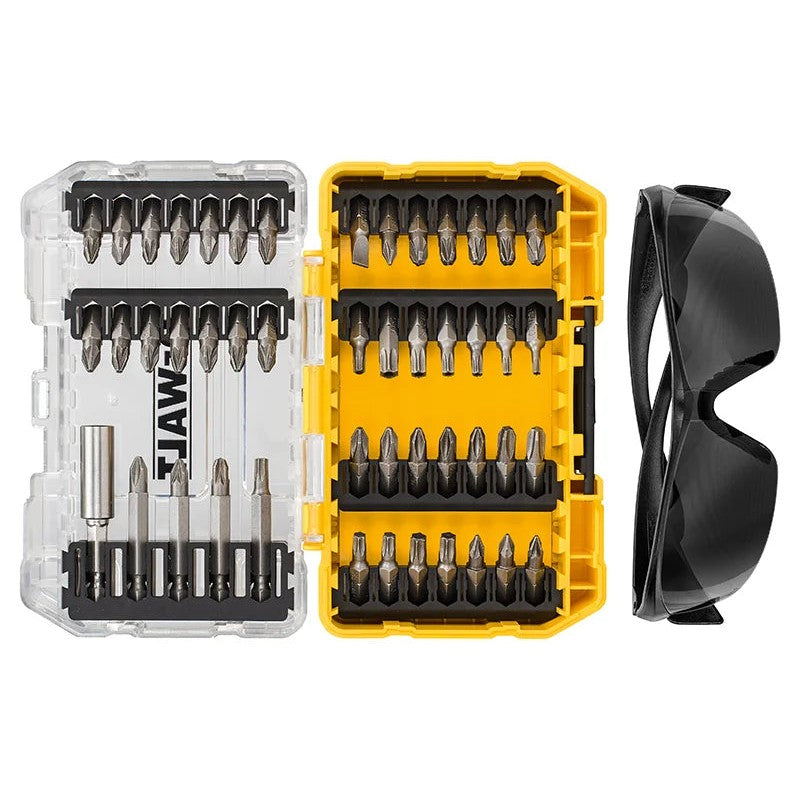DEWALT Power Tools DT70703 Screwdriving Set, 47 Piece + Safety Glasses