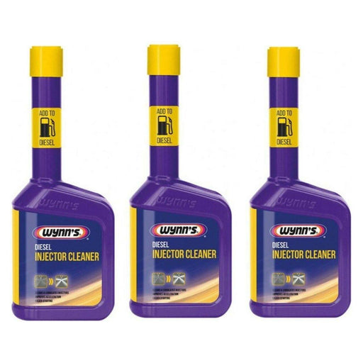 3 x Wynns Diesel Injector Cleaner Engine Fuel Additive System Cleaner 325ml Wynns  - Town Parts