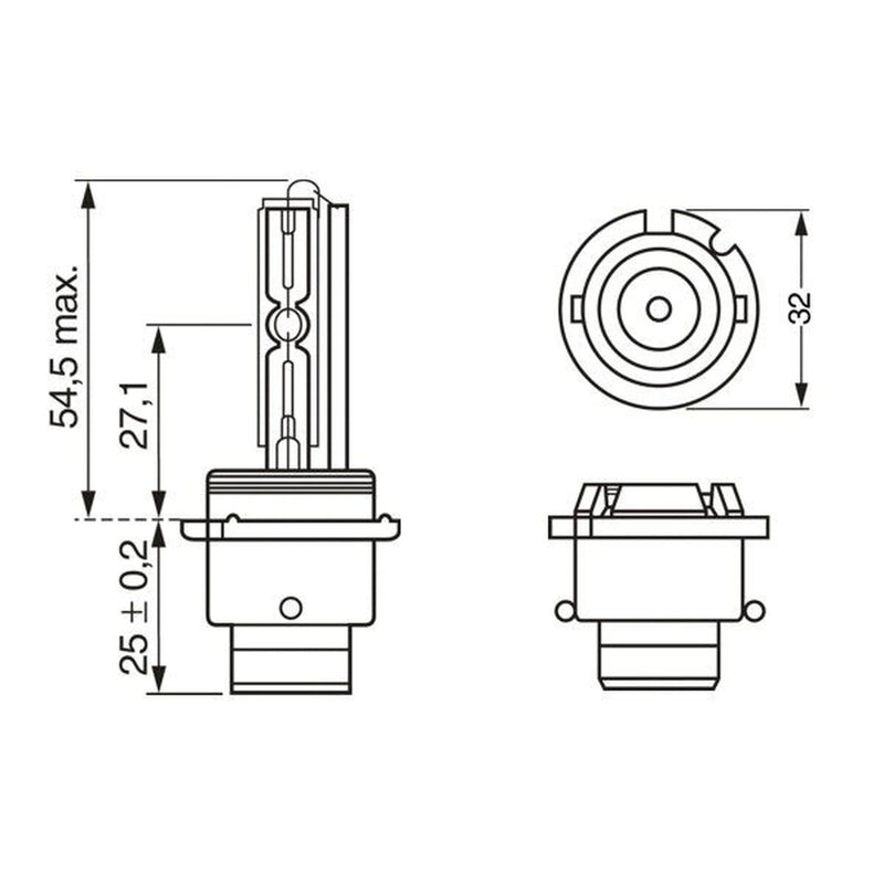 Bosch Eco D2S 35W P32D-2 Hid 1 987 302 851