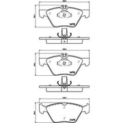 DON Front Brake Pad Set PCP1593