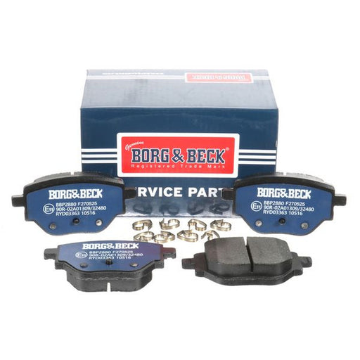Borg & Beck 4 x Rear Brake Pad Set BBP2880